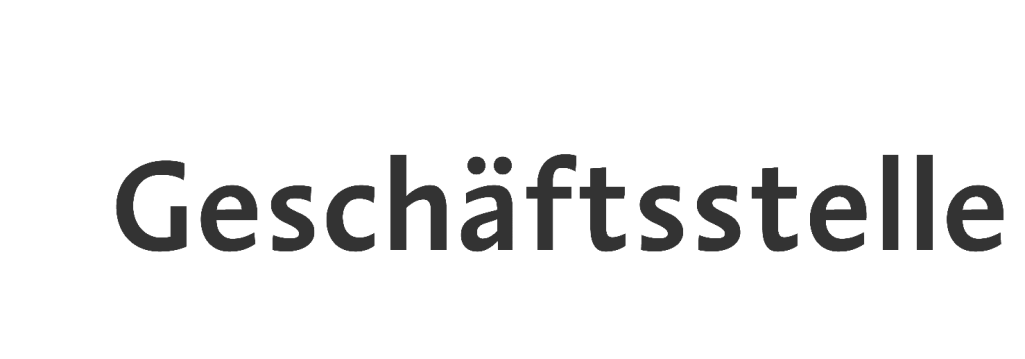 Textelement: Geschäftsstelle
